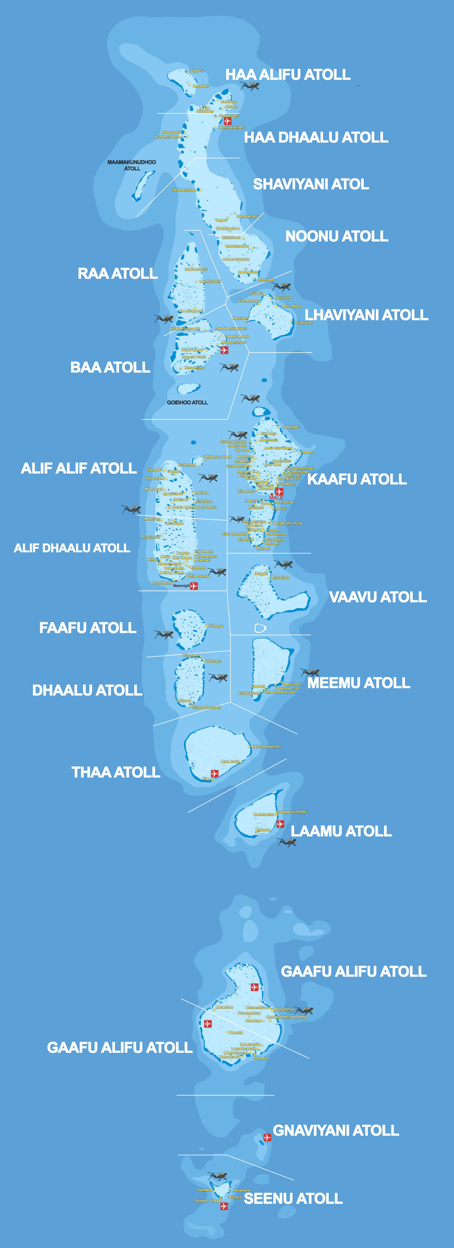 Maldives Map 