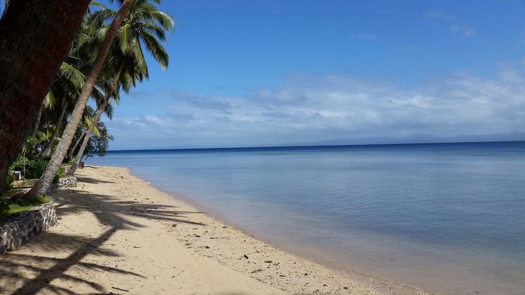 Fidji beach lagoon