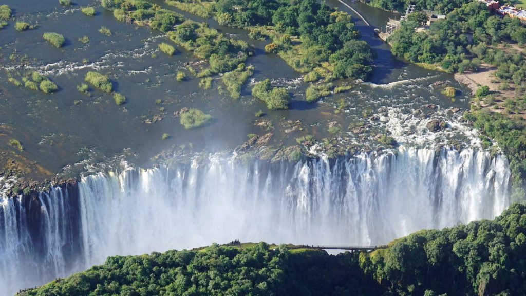 Beautiful view of Victoria Falls