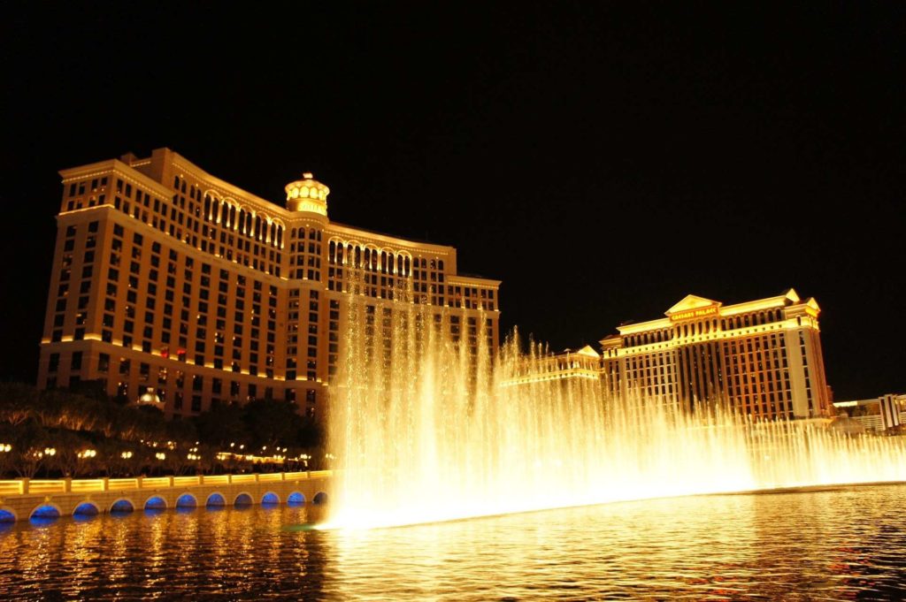 Fountains of Bellagio Hotel in Las Vegas