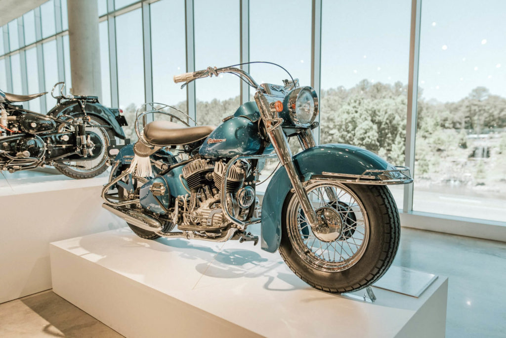 motorcycle in barber motorsports park and museum in alabama