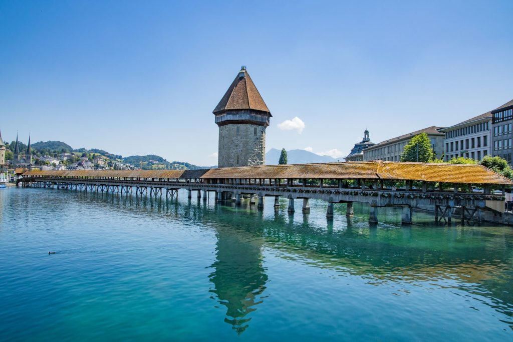 Chapel Bridge is located in Switzerland