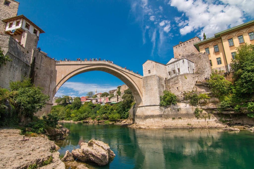 Stari Most picture taken in sunny day