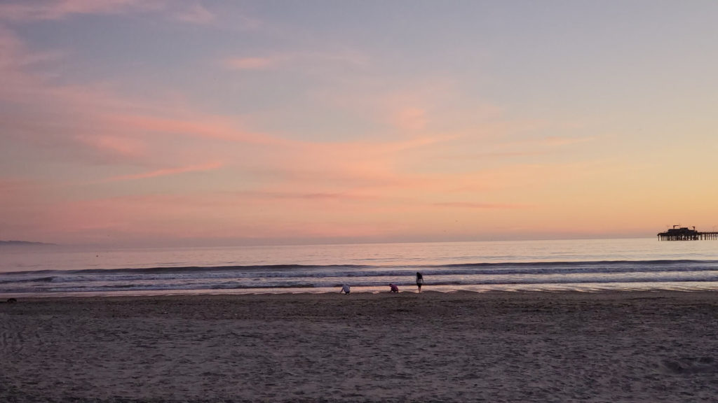 Avila Beach at sunset