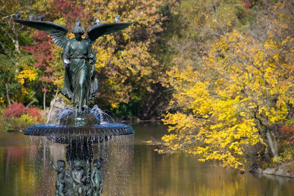 the Angel of the Waters Fountain