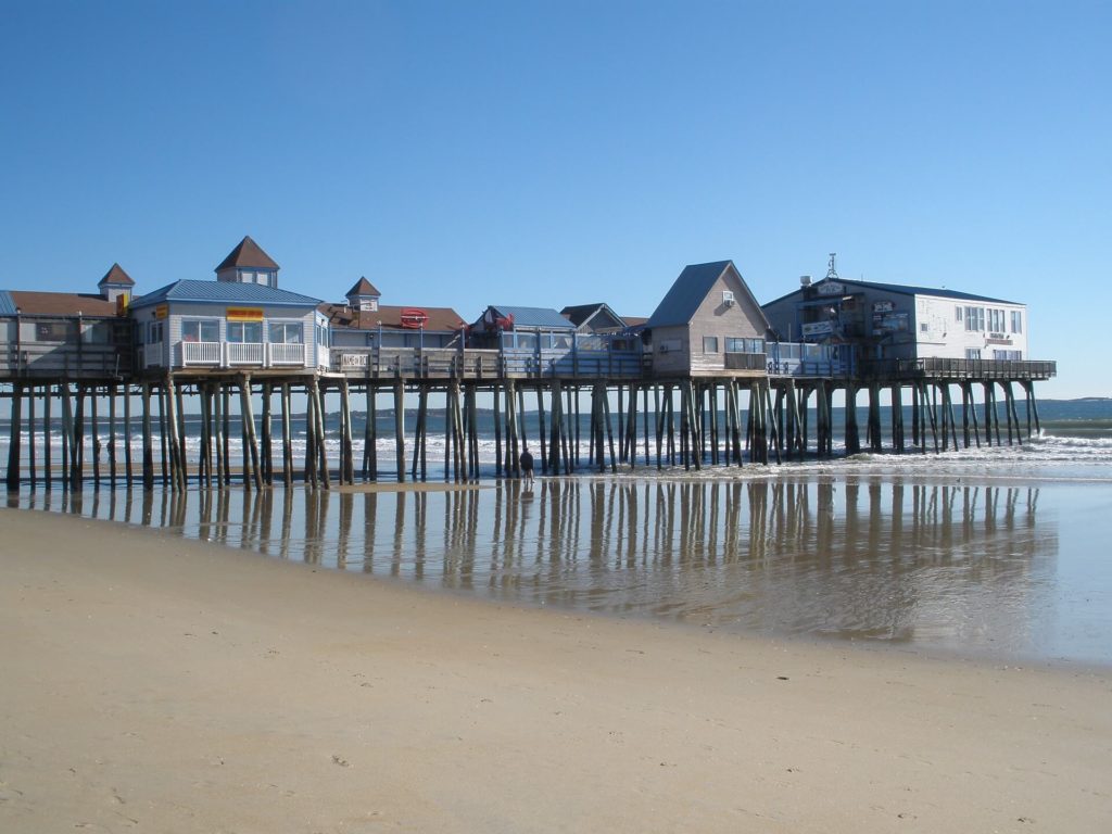 Old Orchard Beach in Maine