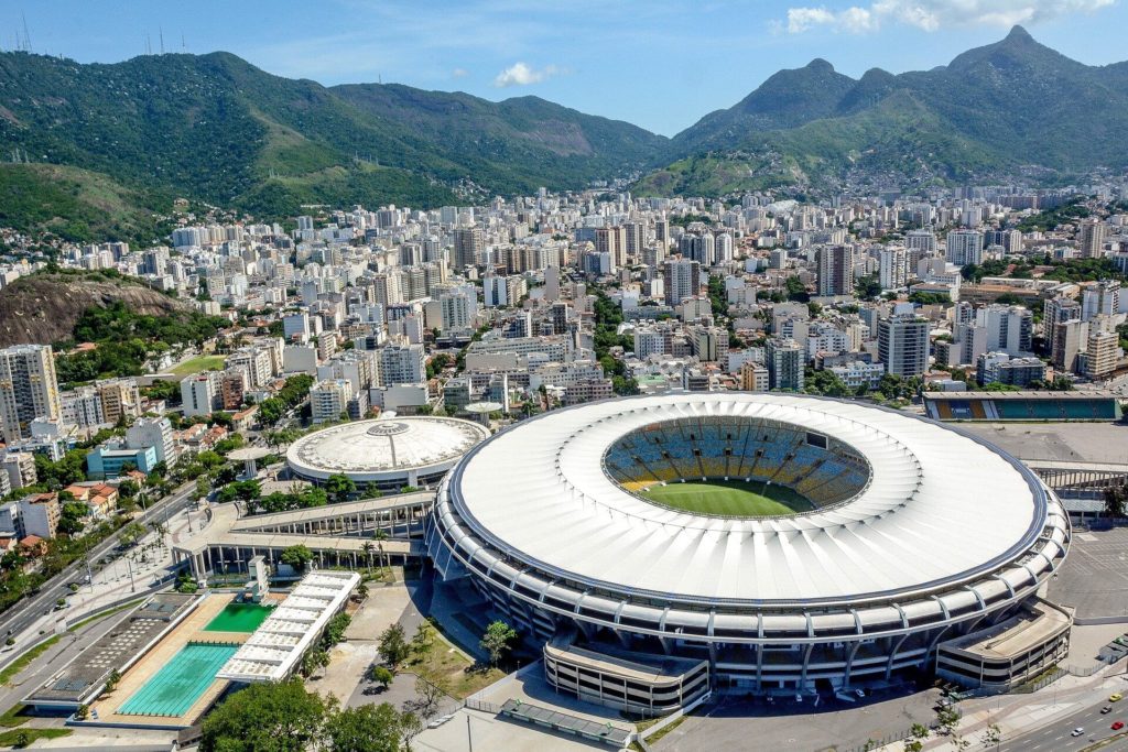 maracana stadium in rio de janeiro brazil