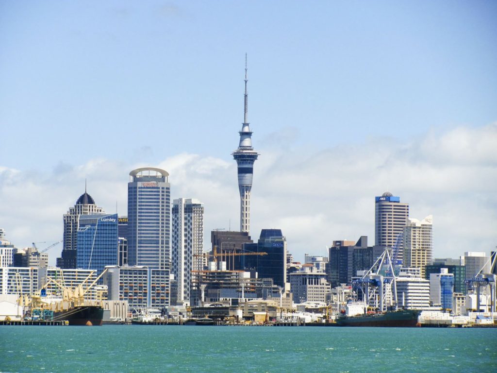 sky tower in auckland new zealand