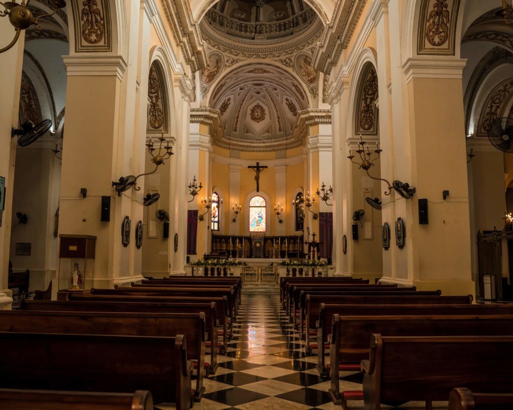 inside of catedral de san juan bautista located in puerto rico