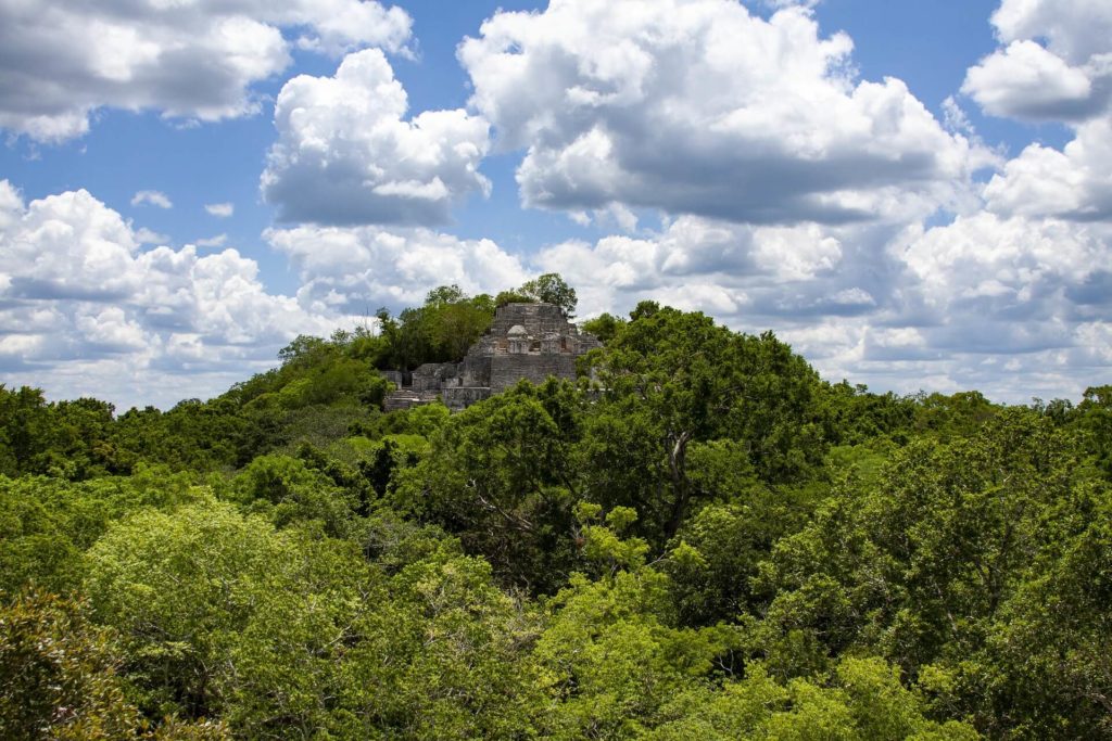 calakmul mayan ruins in mexico