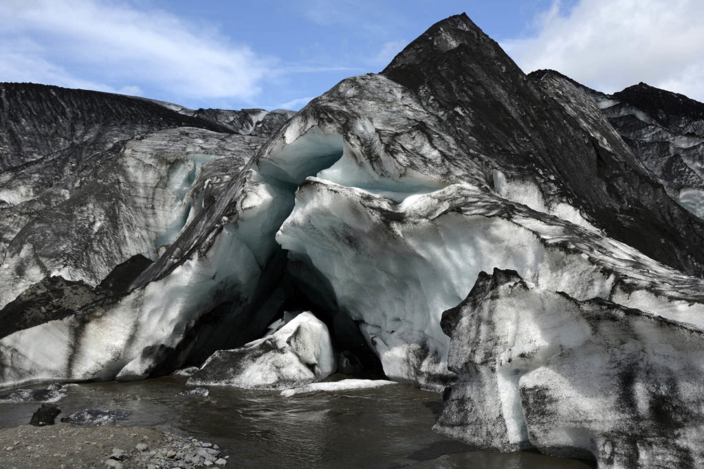 myrdalsjokull glacier park iceland