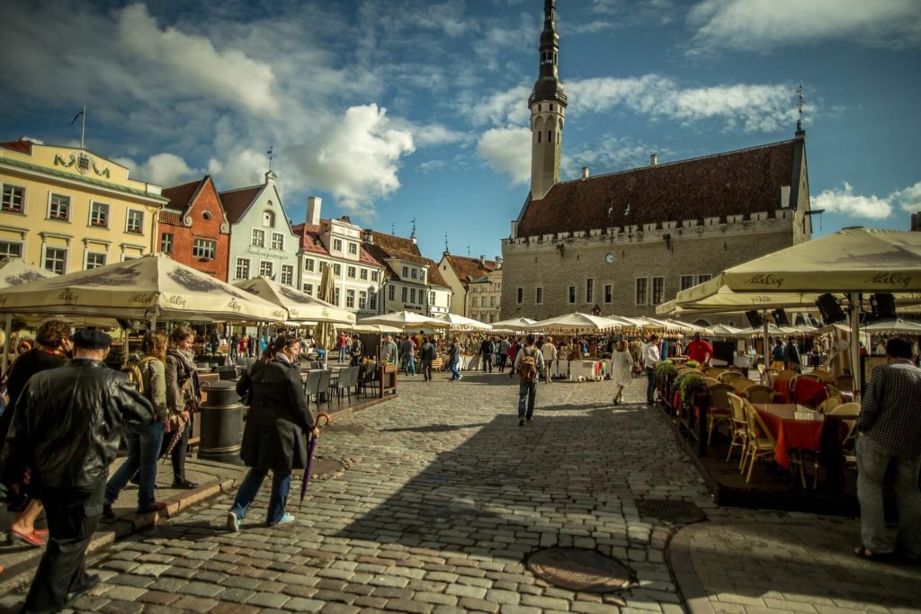 tallinn city in estonia europe